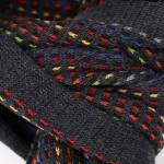 Dante Sjaal Tricot Gebreid | Rode Stiksel | www.pietkoopmans.nl