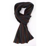 Dante Sjaal Tricot Gebreid | Rode Stiksel | www.pietkoopmans.nl