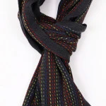 Dante Sjaal Tricot Gebreid | Rode Stiksel | www.pietkoopmans.nl