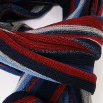 Shawl Tricot Gebreid Wol | Marine Grijs | www.pietkoopmans.nl
