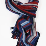 Shawl Tricot Gebreid Wol | Marine Grijs | www.pietkoopmans.nl