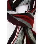 Shawl Tricot | Bordo Rood Gestreept | www.pietkoopmans.nl