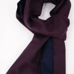Shawl Geweven Viscose | Bordeaux Visgraat | www.pietkoopmans.nl