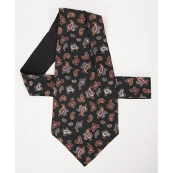 Zijden Choker | Bordo Paisley Print