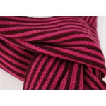 Shawl Tricot | Pink Bordo Gestreept | www.pietkoopmans.nl