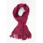 Shawl Tricot | Pink Bordo Gestreept | www.pietkoopmans.nl