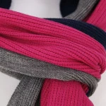 Shawl Tricot | Rose Grijs Gestreept | www.pietkoopmans.nl