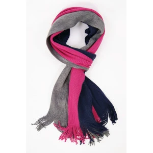 Shawl Tricot | Rose Grijs Gestreept