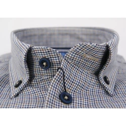 Eden Valley Overhemd | Blauw Pied de Poule