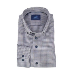 Eden Valley Overhemd | Blauw Pied de Poule