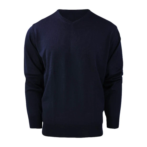 Eden Valley Trui Merino Wol | Marine | www.pietkoopmans.nl