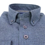 Eden Valley Flanel Shirt | Marine Pied de Poule | www.pietkoopmans.nl