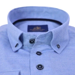 Eden Valley Flanel Overhemd | Lichtblauw 