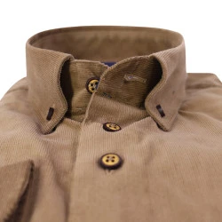 Eden Valley babyrib Overhemd | Camel