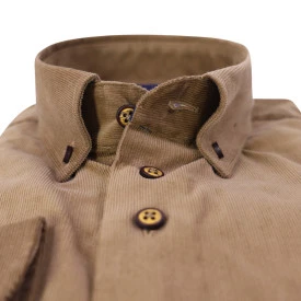 Eden Valley babyrib Overhemd | Camel