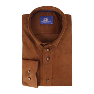 Eden Valley babyrib Overhemd | Cognac