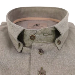 Eden Valley Flanel Overhemd | Khaki