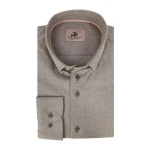 Eden Valley Flanel Overhemd | Khaki | www.pietkoopmans.nl