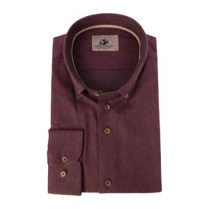 Eden Valley Flanel Overhemd | Bordeaux