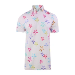 Eden Valley Polo | Wit Bloemen Print