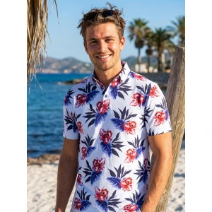 Eden Valley Polo | Blue Flowers