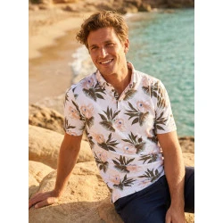 Eden Valley Polo | Peach Flowers