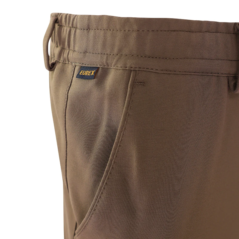 Eurex Stretch Broek Thore | Taupe | www.pietkoopmans.nl