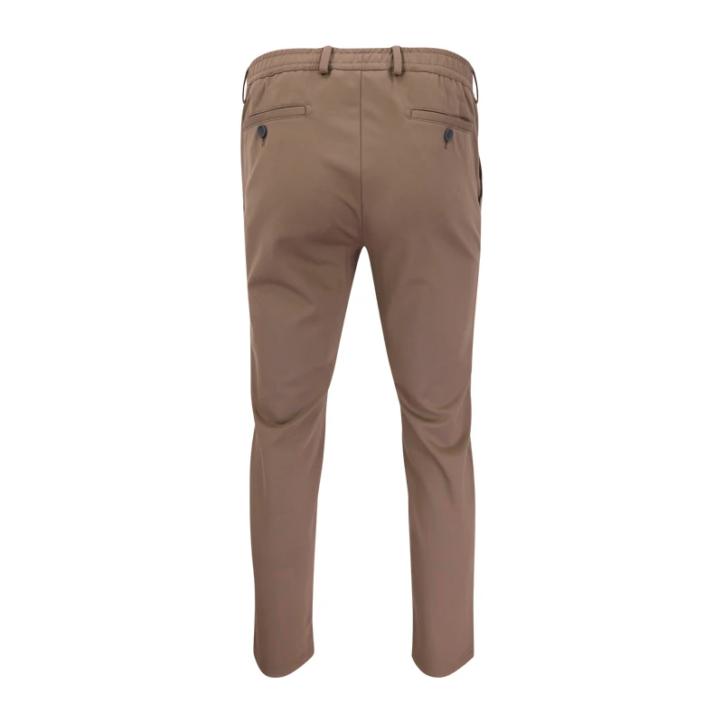 Eurex Stretch Broek Thore | Taupe | www.pietkoopmans.nl