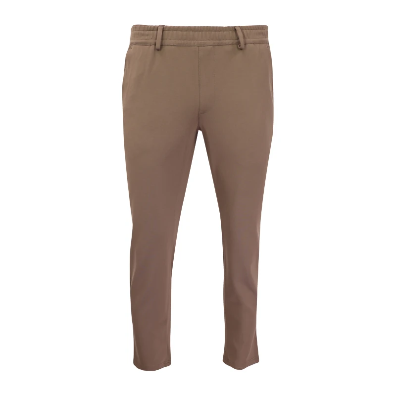 Eurex Stretch Broek Thore | Taupe | www.pietkoopmans.nl