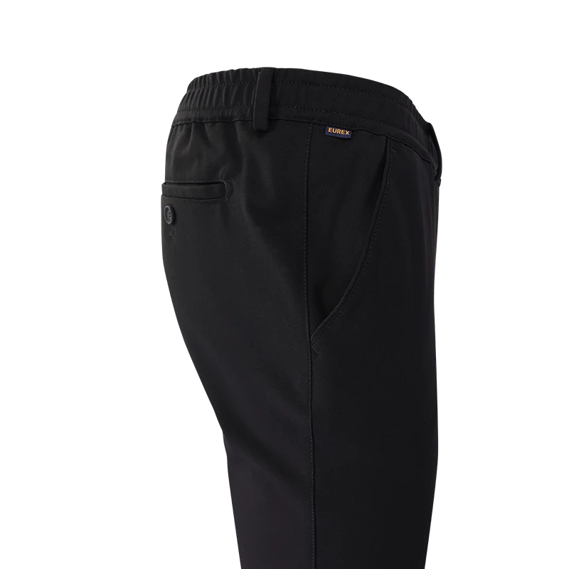 Eurex Stretch Broek Thore | Zwart | www.pietkoopmans.nl