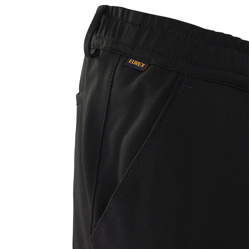 Eurex Stretch Broek Thore | Zwart | www.pietkoopmans.nl