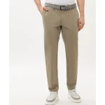 Eurex Chino Broek | Khaki Print | www.pietkoopmans.nl