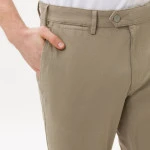Eurex Chino Broek | Khaki Print | www.pietkoopmans.nl