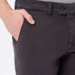 Eurex by Brax Chino Broek | Antraciet Satijn | www.pietkoopmans.nl