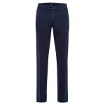 Eurex by Brax Chino Broek | Marine Satijn | www.pietkoopmans.nl