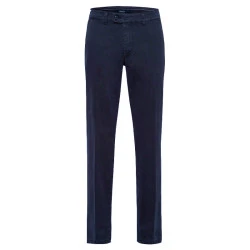 Eurex by Brax Chino Broek | Marine Satijn