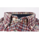 Fynch Hatton Overhemd Premium Flanel | Rood Geruit | www.pietkoopmans.nl