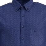 Fynch Hatton Overhemd Soft Flanel | Blue Leaves | www.pietkoopmans.nl