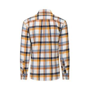 Fynch Hatton Overhemd Premium Flanel | Honing Geruit