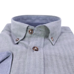 Fynch Hatton Shirt Premium Flanel | Groen