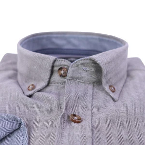 Fynch Hatton Shirt Premium Flanel | Bruin