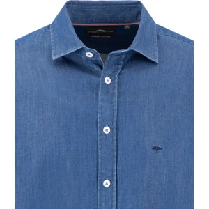 Fynch-Hatton Premium Cotton Heren Overhemd | Nachtblauw