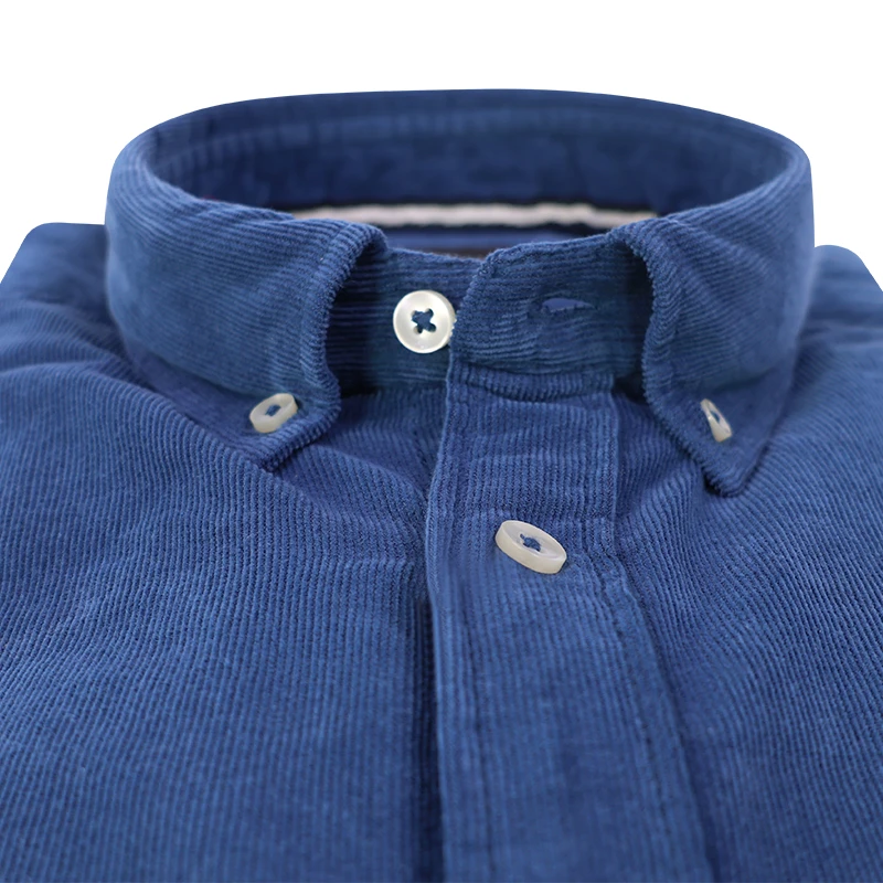 Fynch Hatton Overhemd | Indigo | www.pietkoopmans.nl
