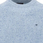 Fynch-Hatton Wollen Pullover | Lichtblauw Gemêleerd | www.pietkoopmans.nl