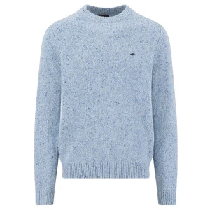 Fynch-Hatton Wollen Pullover | Lichtblauw Gemêleerd