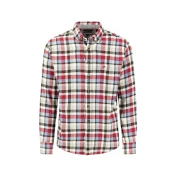 Fynch-Hatton Flanellen Overhemd | Rood Geruit