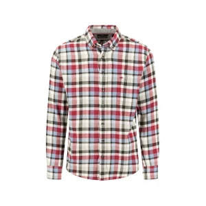 Fynch-Hatton Flanellen Overhemd | Rood Geruit