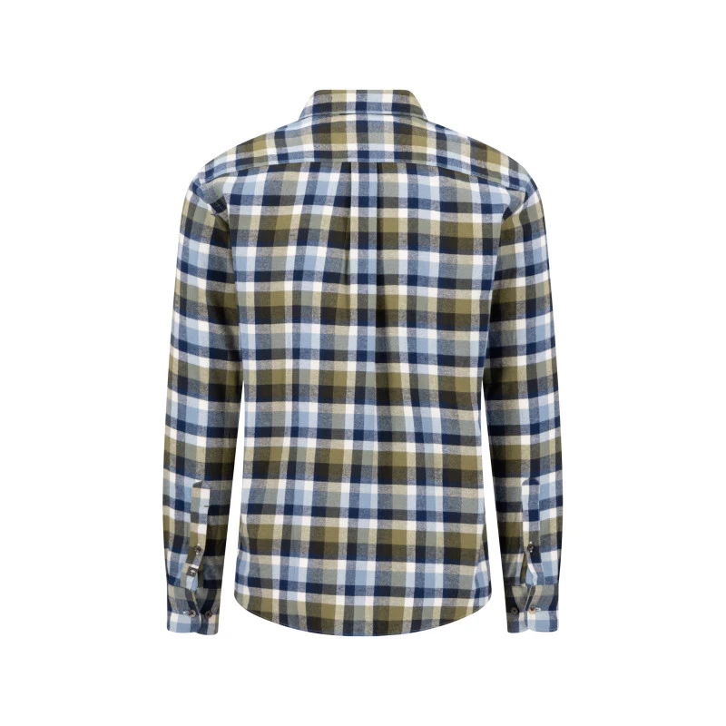 Fynch Hatton Overhemd | Groen Blauw Geruit | www.pietkoopmans.nl
