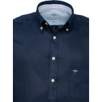 Fynch-Hatton Linnen Blouse | Marine | www.pietkoopmans.nl