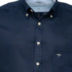 Fynch-Hatton Linnen Blouse | Marine | www.pietkoopmans.nl